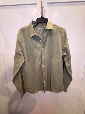 RHONE Black and Gray Houndstooth Turtleneck Sweater